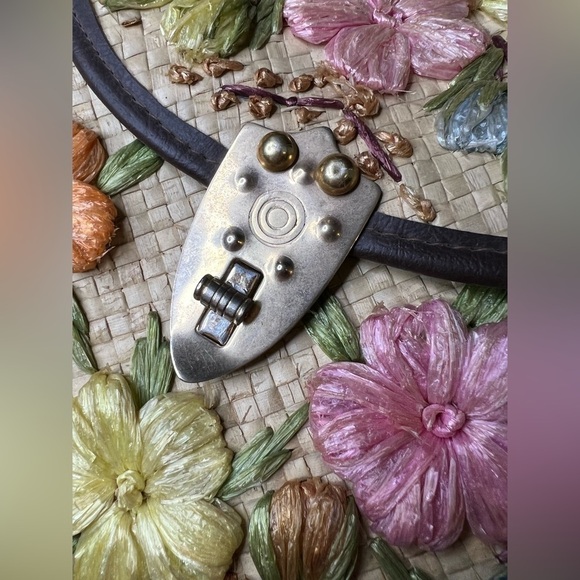 Vintage Hawaiian Monkey Pod Rafia Purse 50’s 60’s - Picture 8 of 12